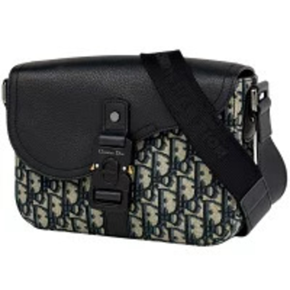 Christian Dior Gallop Shoulder Bag Oblique Trotter Jacquard Messenger Canvas